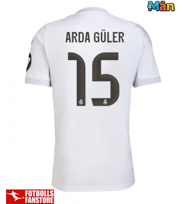 Real Madrid Arda Guler #15 Hemmatröja 2025-26 Kortärmad